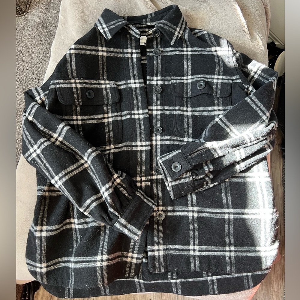 NWOT Free Assembly Wool Blend Shacket
